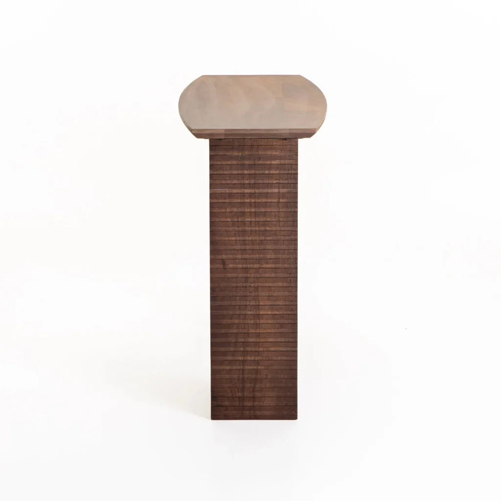 AGRA 120cm SOLID WOOD CONSOLE - LIGHT BROWN