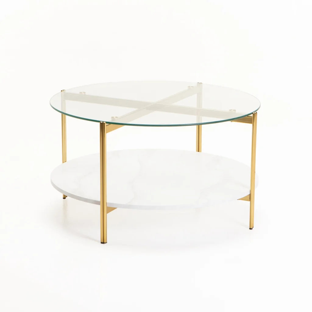 AMORE 80cm ROUND COFFEE TABLE