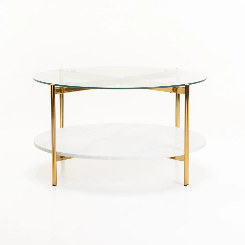 AMORE 80cm ROUND COFFEE TABLE