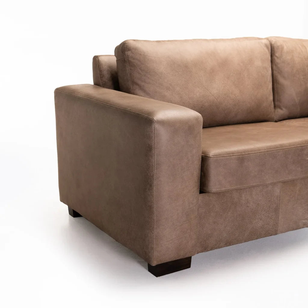 ANTONIO GENUINE LEATHER 3 SEATER COUCH