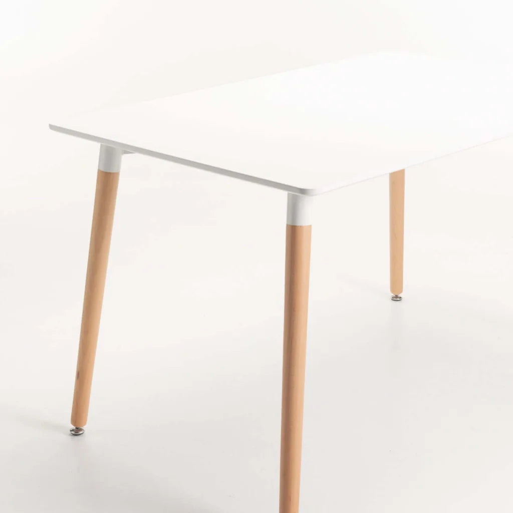 BETTY WOODEN LEG DINING TABLE