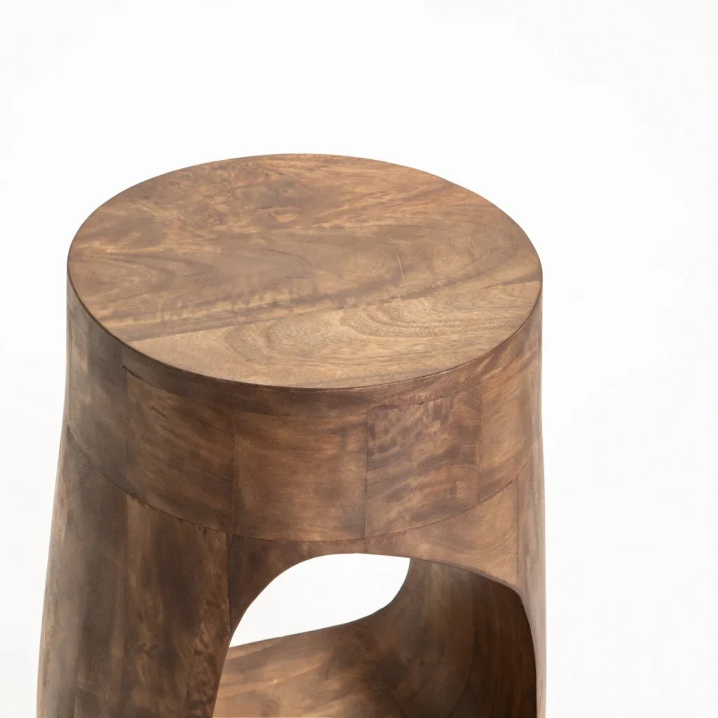 CHAI SOLID WOOD SIDE TABLE