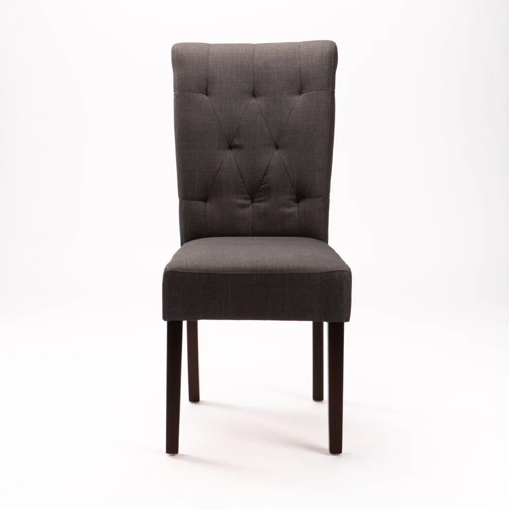 CHESTERFIELD FABRIC DINING CHAIR