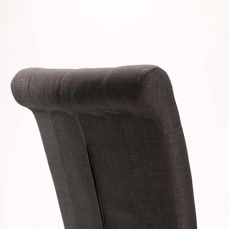 CHESTERFIELD FABRIC DINING CHAIR