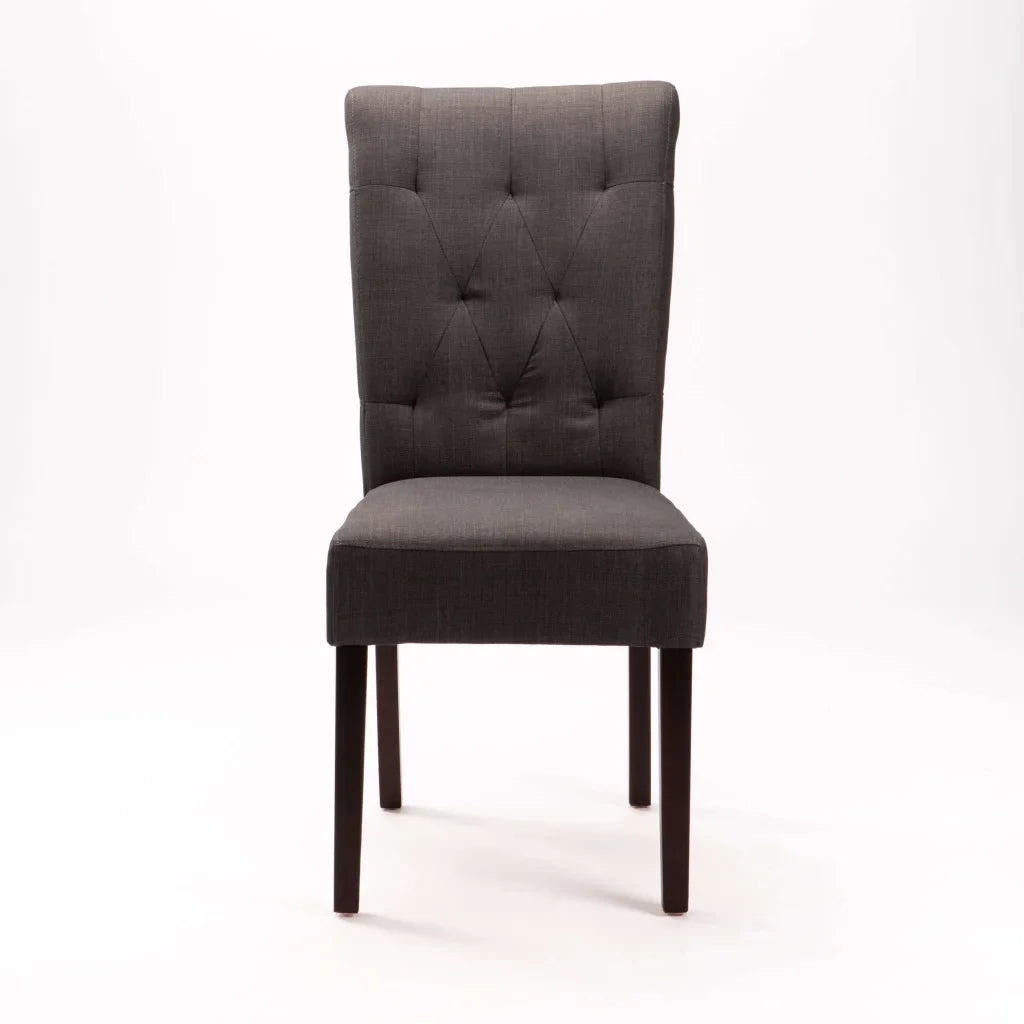 CHESTERFIELD FABRIC DINING CHAIR