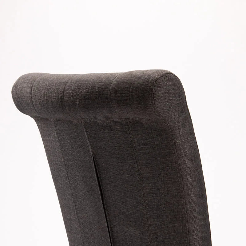 CHESTERFIELD FABRIC DINING CHAIR