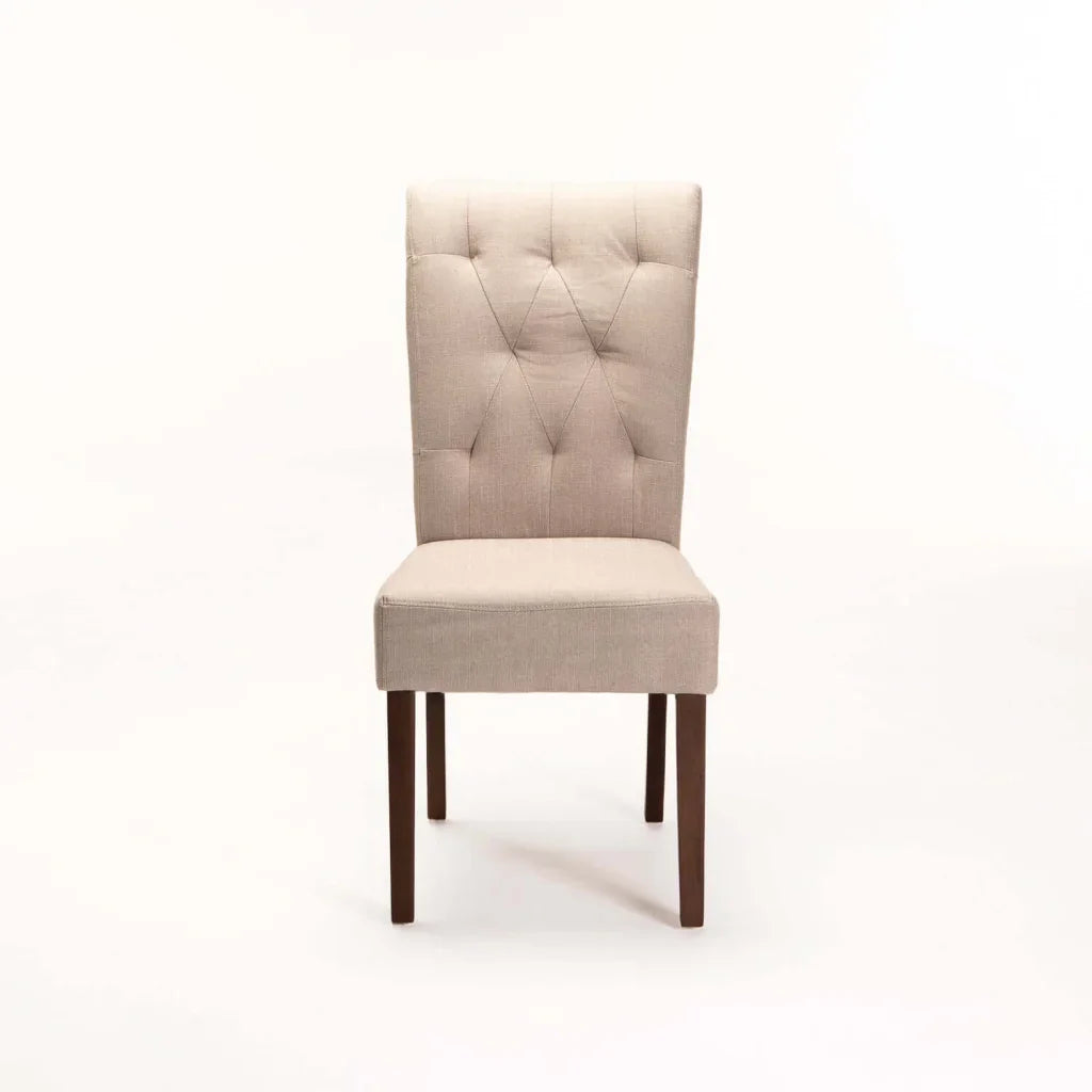 CHESTERFIELD FABRIC DINING CHAIR