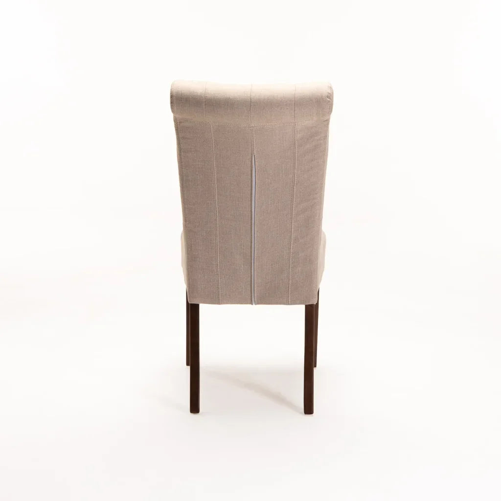CHESTERFIELD FABRIC DINING CHAIR