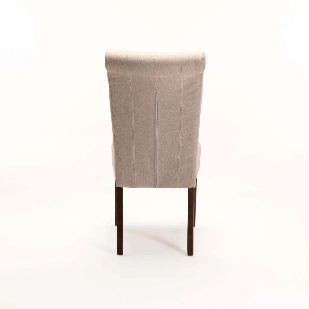 CHESTERFIELD FABRIC DINING CHAIR