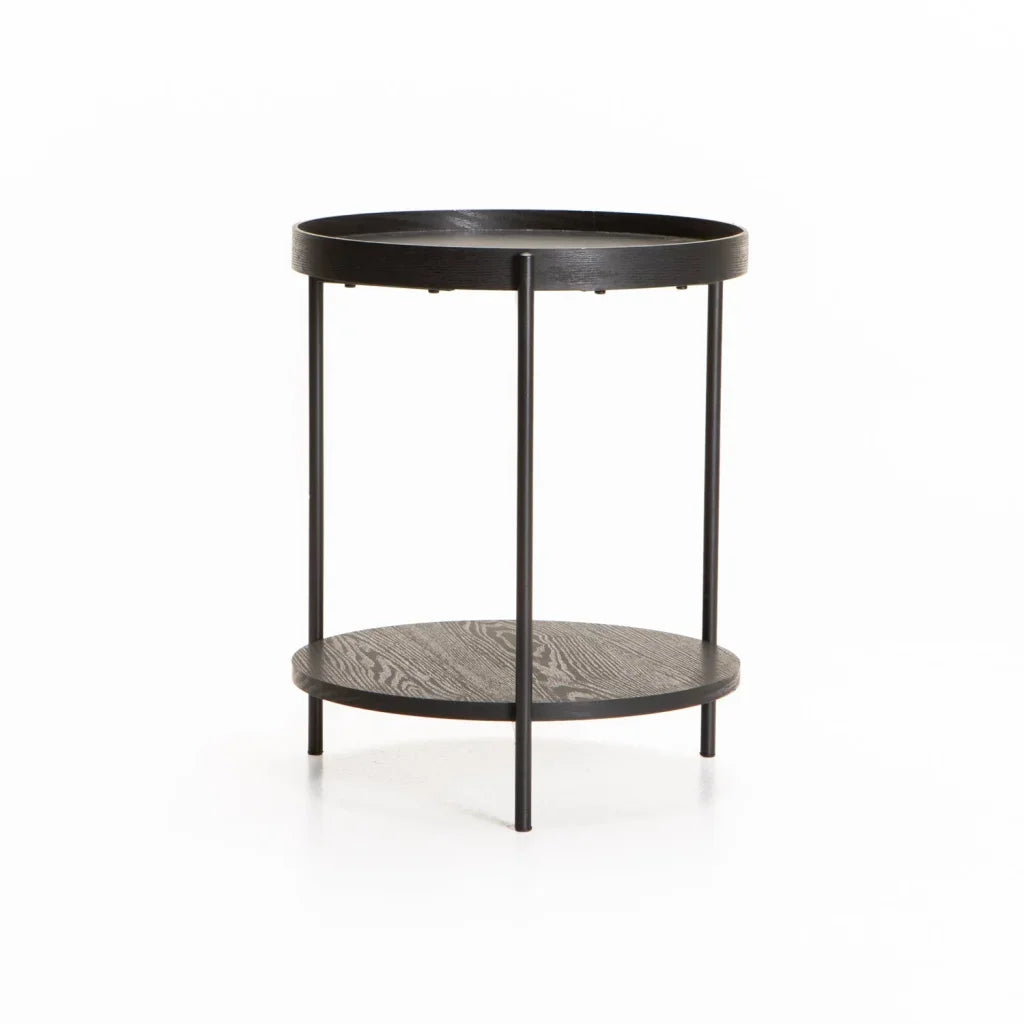 DAISY SIDE TABLE & COFFEE TABLE COMBO - Black