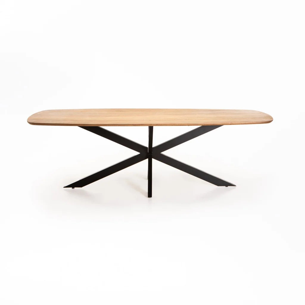 DAL DANISH OVAL SOLID WOOD DINING TABLE