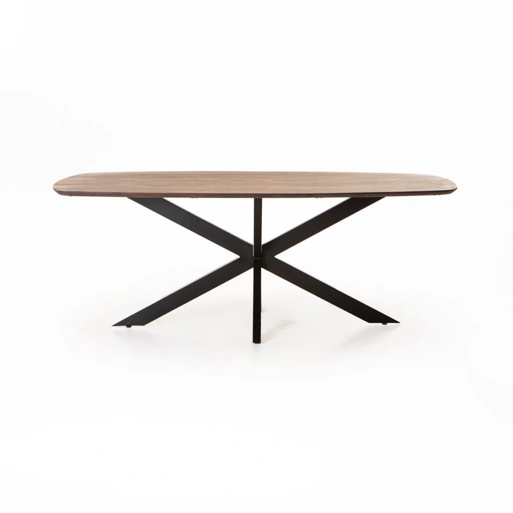 DAL DANISH OVAL SOLID WOOD DINING TABLE