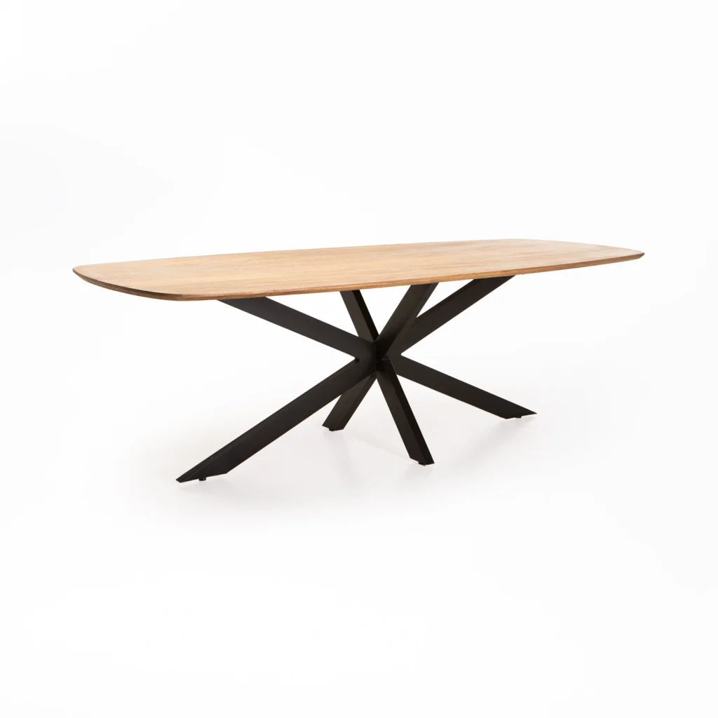 DAL DANISH OVAL SOLID WOOD DINING TABLE