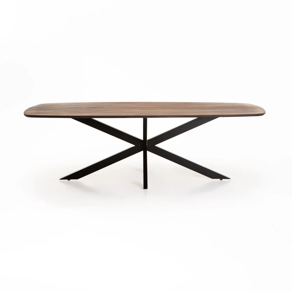 DAL DANISH OVAL SOLID WOOD DINING TABLE