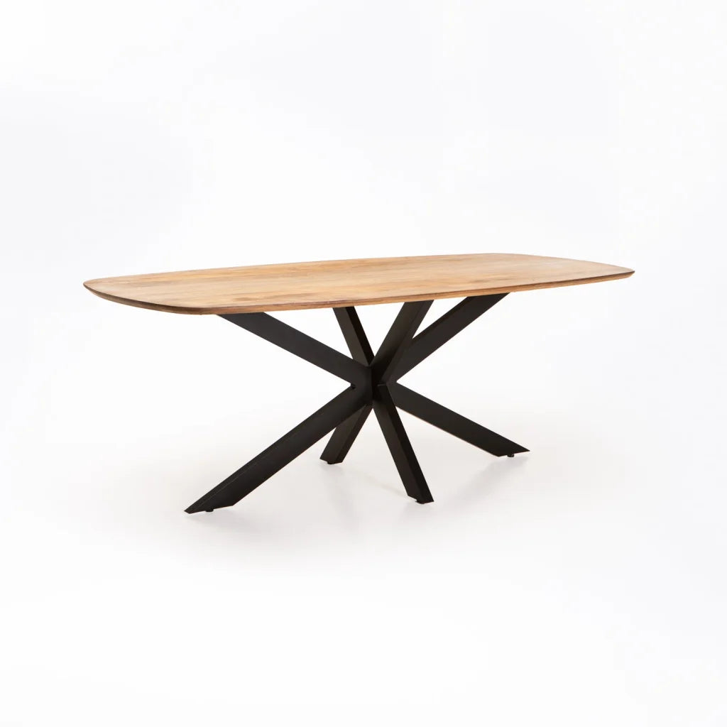 DAL DANISH OVAL SOLID WOOD DINING TABLE