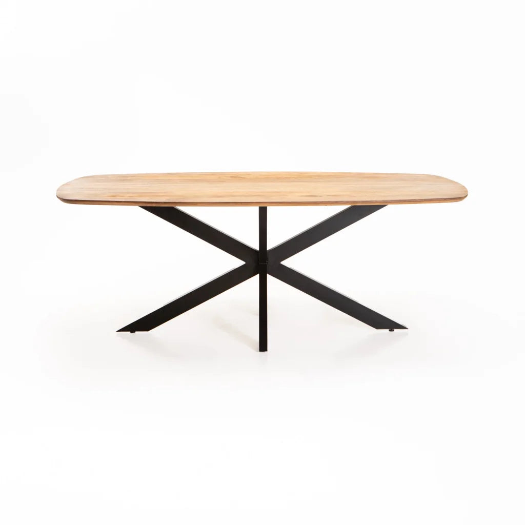 DAL DANISH OVAL SOLID WOOD DINING TABLE