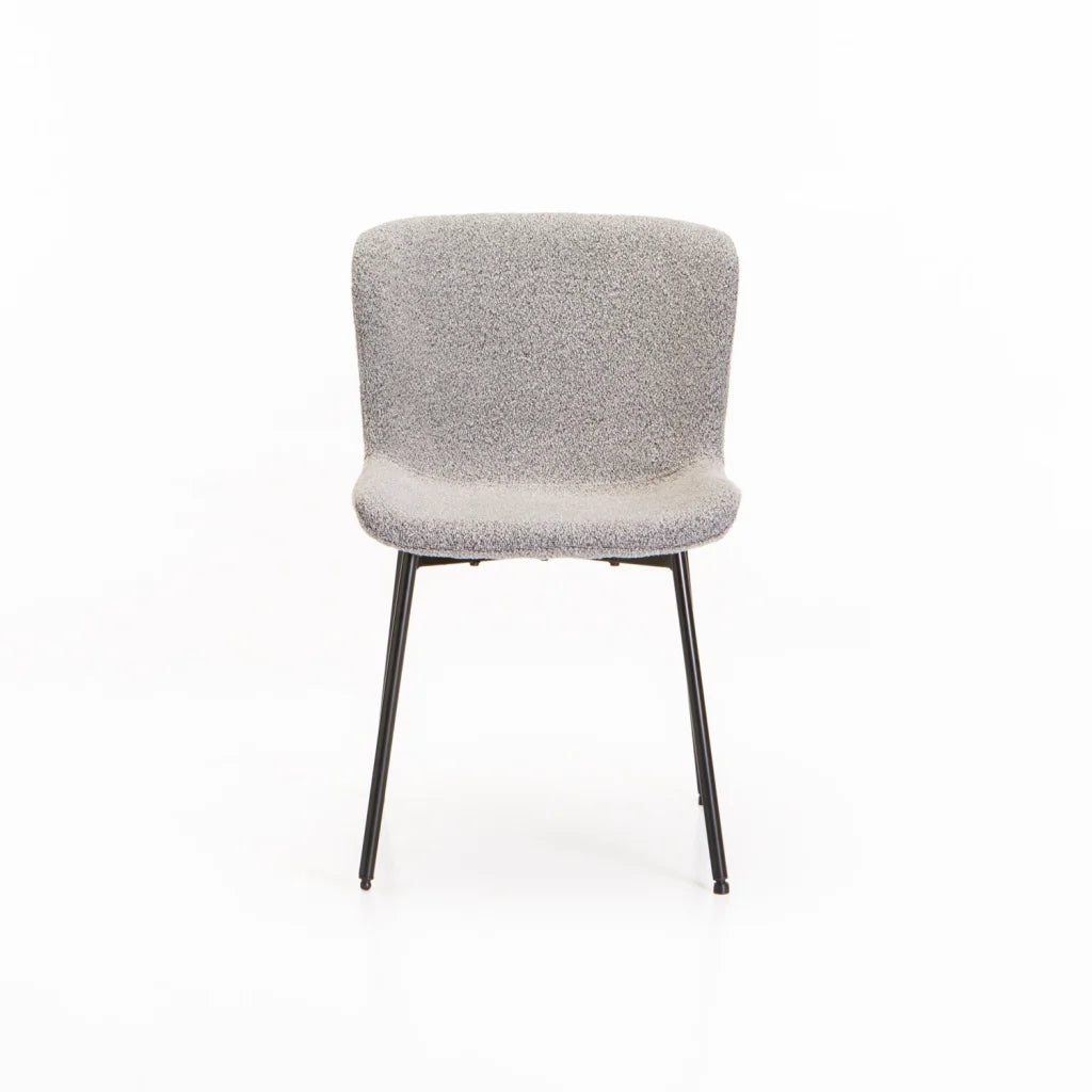 INDIE BOUCLÉ FABRIC DINING CHAIR