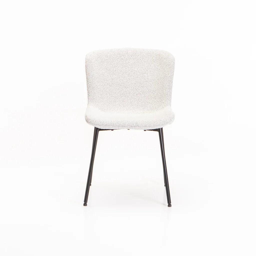INDIE BOUCLÉ FABRIC DINING CHAIR