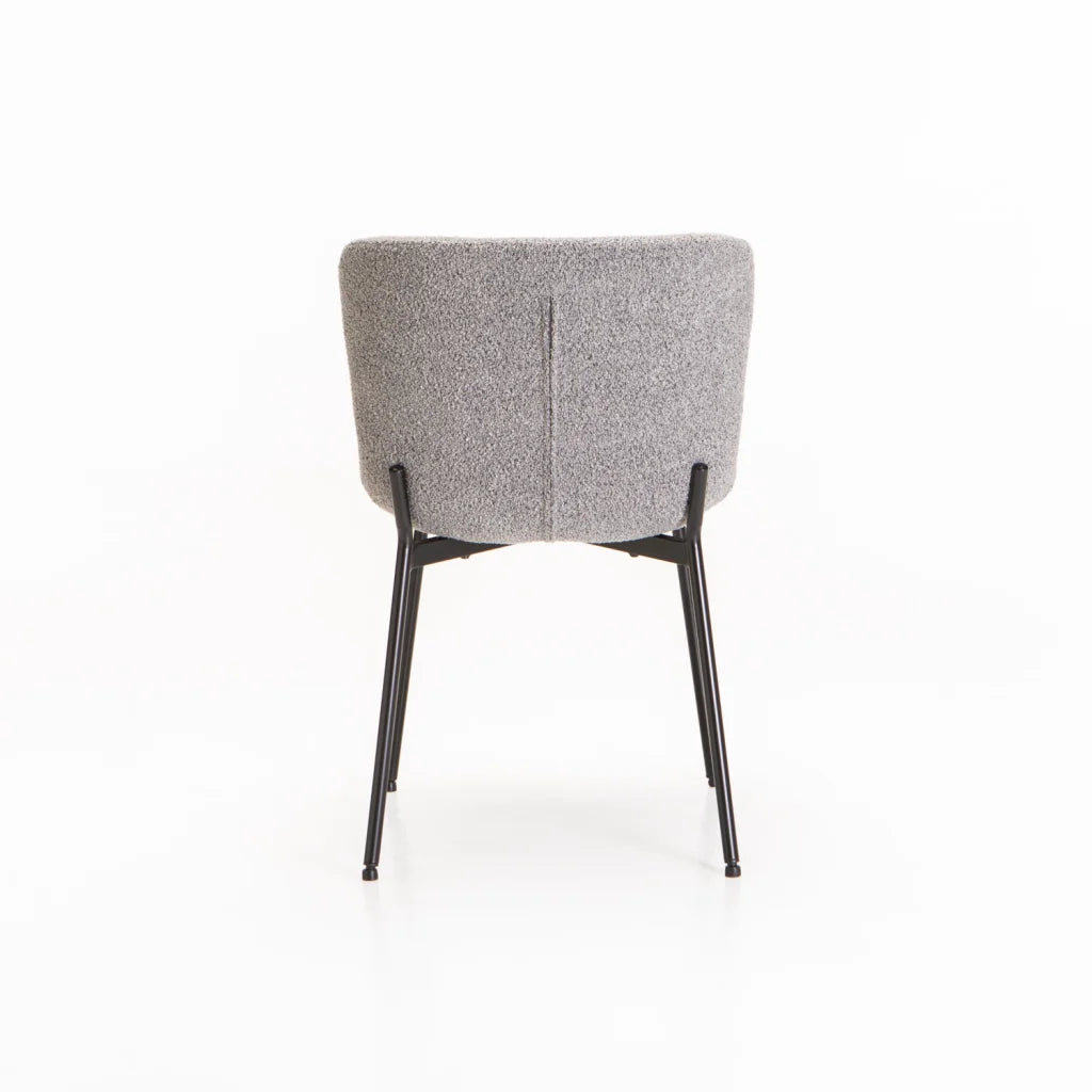 INDIE BOUCLÉ FABRIC DINING CHAIR