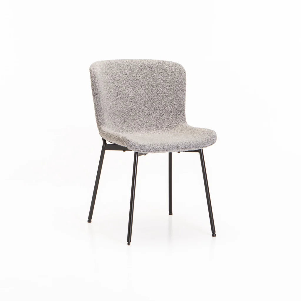 INDIE BOUCLÉ FABRIC DINING CHAIR