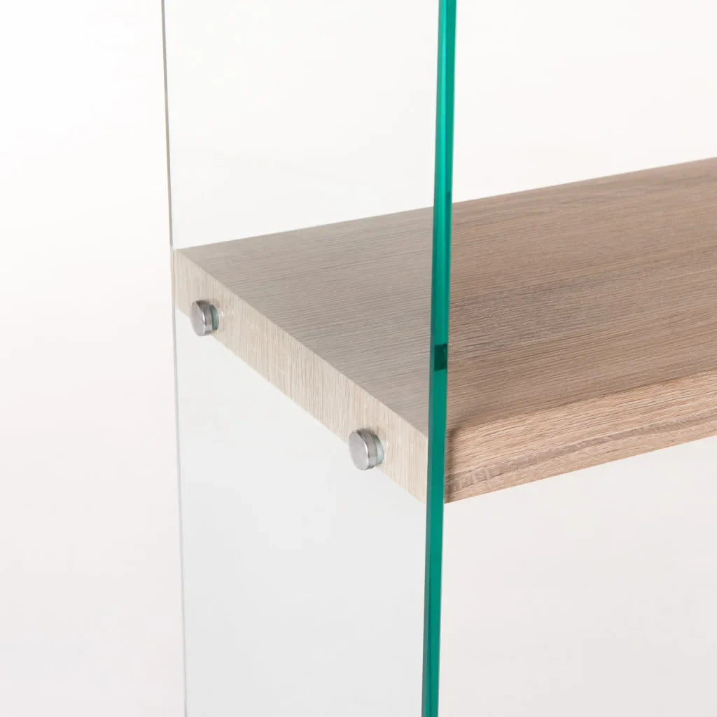 IVY 10MM TEMPERED GLASS BOOKCASE