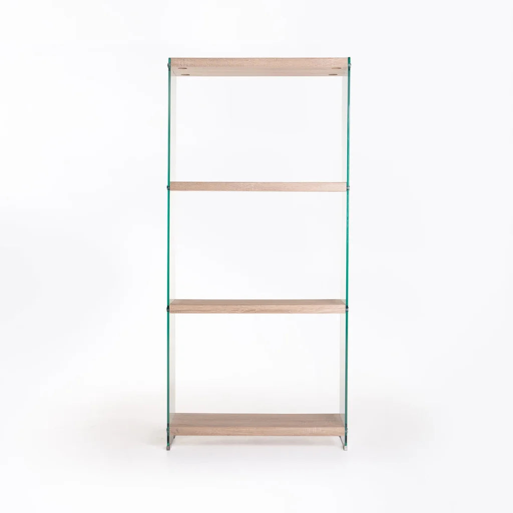 IVY 10MM TEMPERED GLASS BOOKCASE