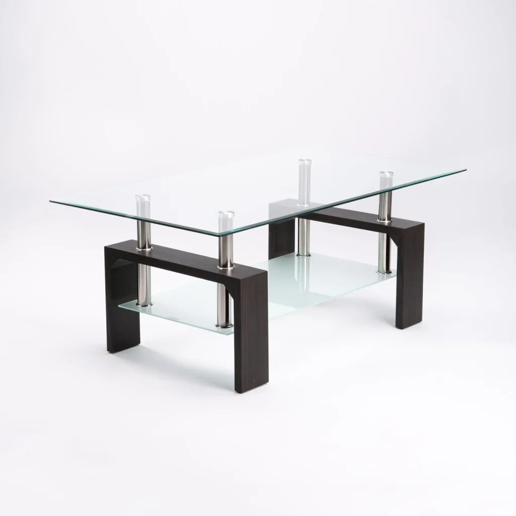 LALA 110x60cm GLASS COFFEE TABLE