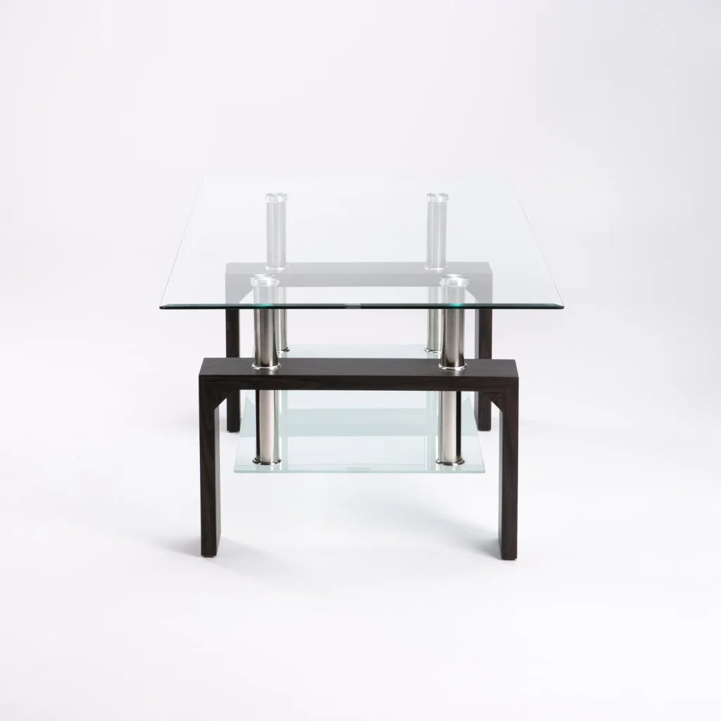 LALA 110x60cm GLASS COFFEE TABLE