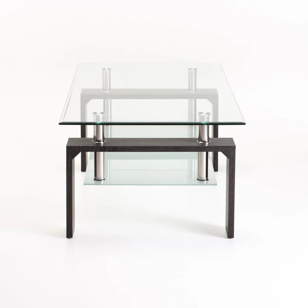LALA 110x60cm GLASS COFFEE TABLE