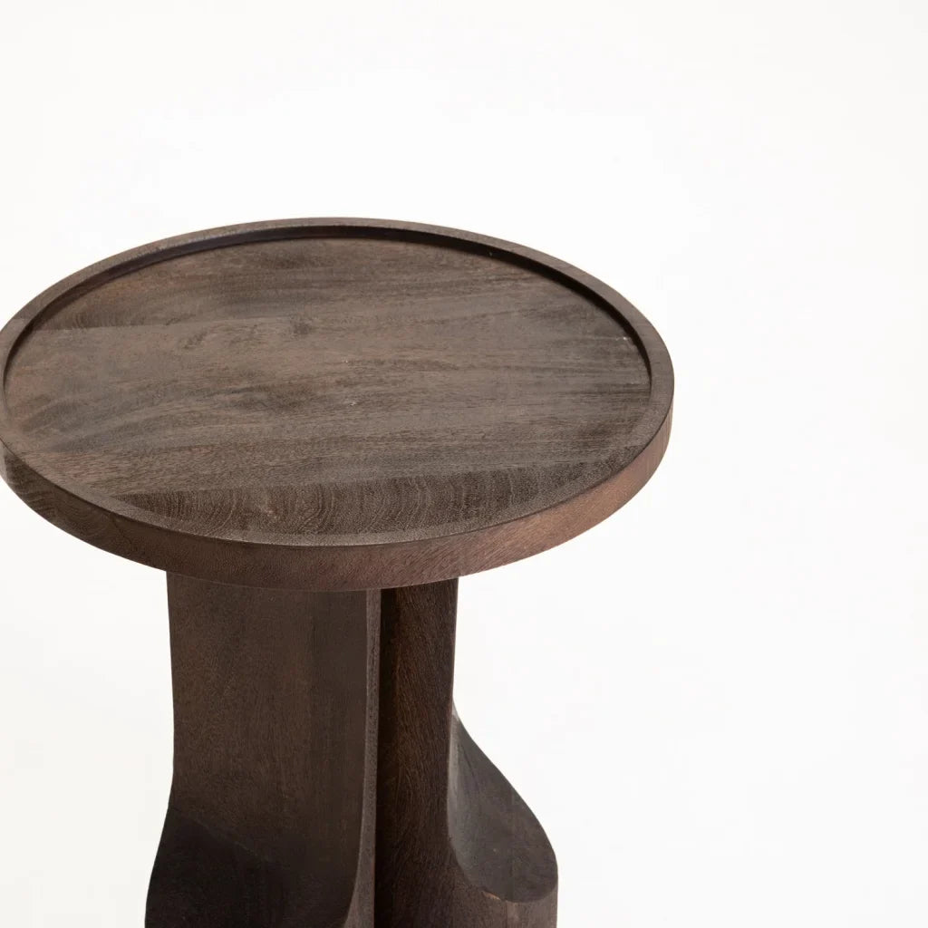 LEELA SOLID WOOD SIDE TABLE