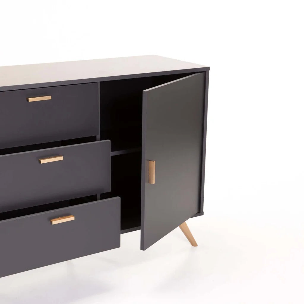 LENA 2 DOOR 3 DRAWER SIDEBOARD