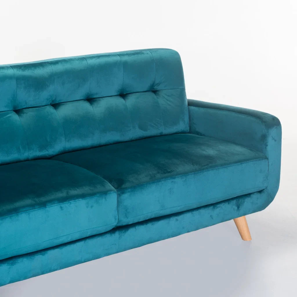LUNA VELVET 3 SEATER COUCH