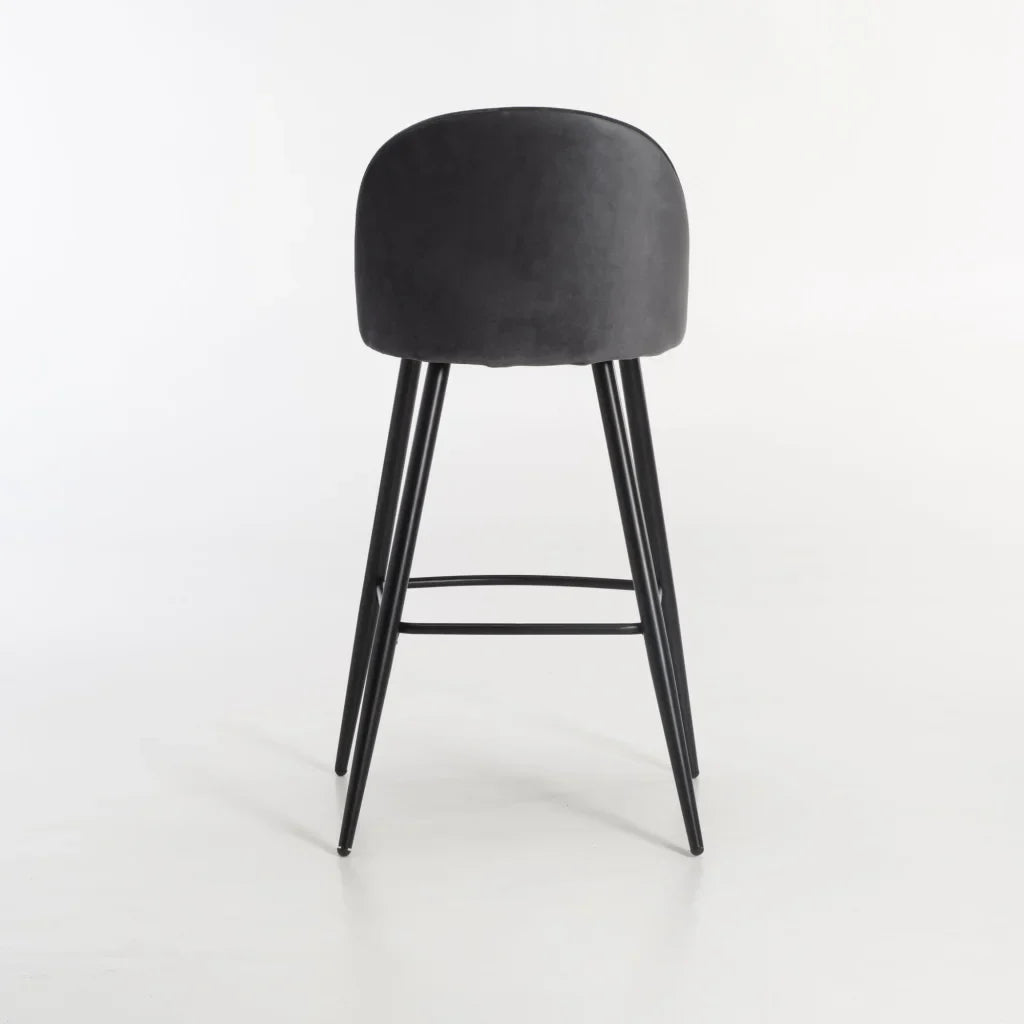 MADDIE VELVET KITCHEN STOOL