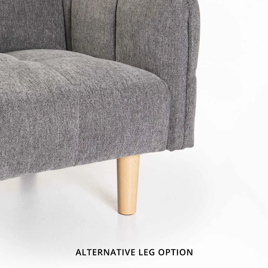 MAZ FABRIC SLEEPER COUCH - 2 LEG OPTION