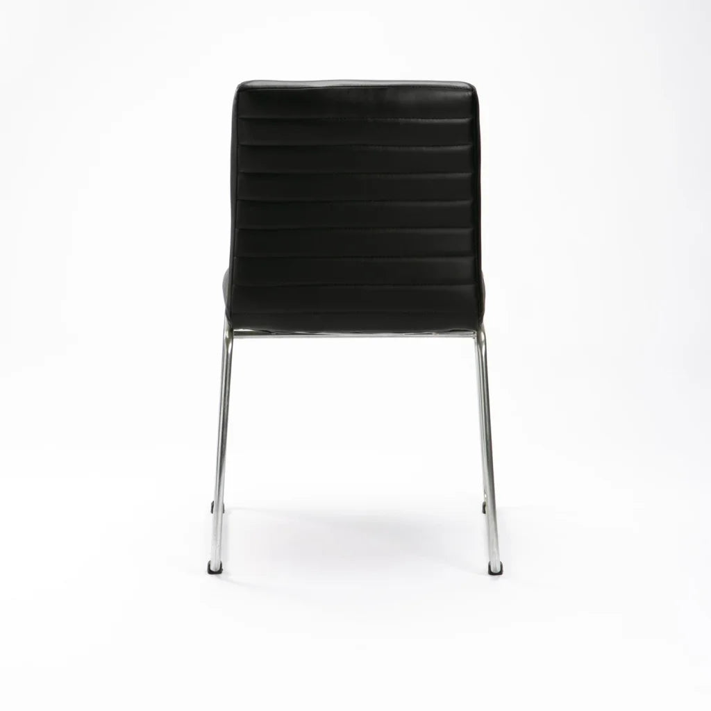 MIA LEATHER TOUCH CHROME DINING CHAIR