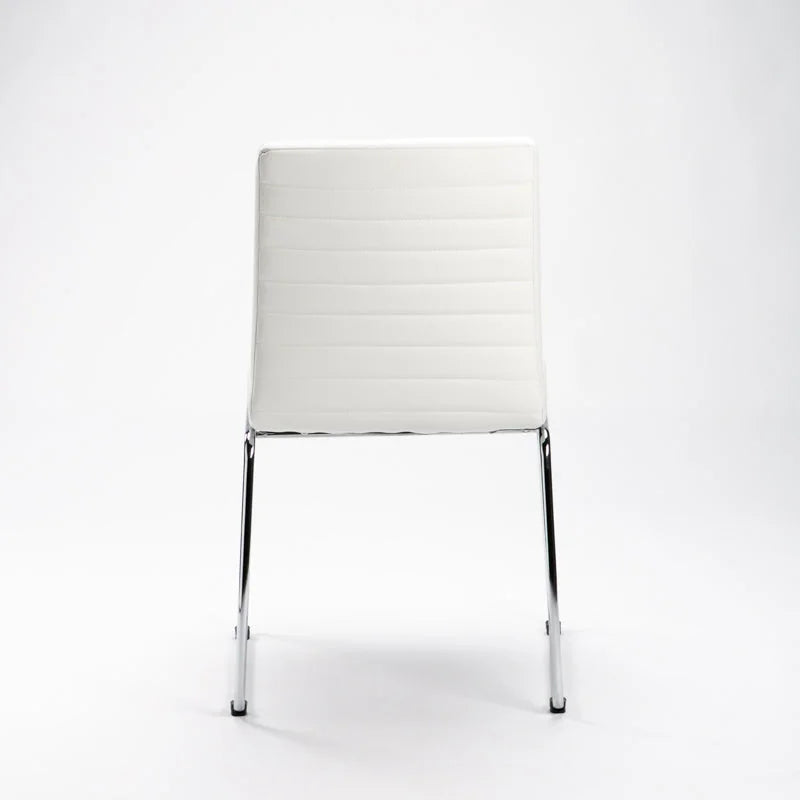 MIA LEATHER TOUCH CHROME DINING CHAIR