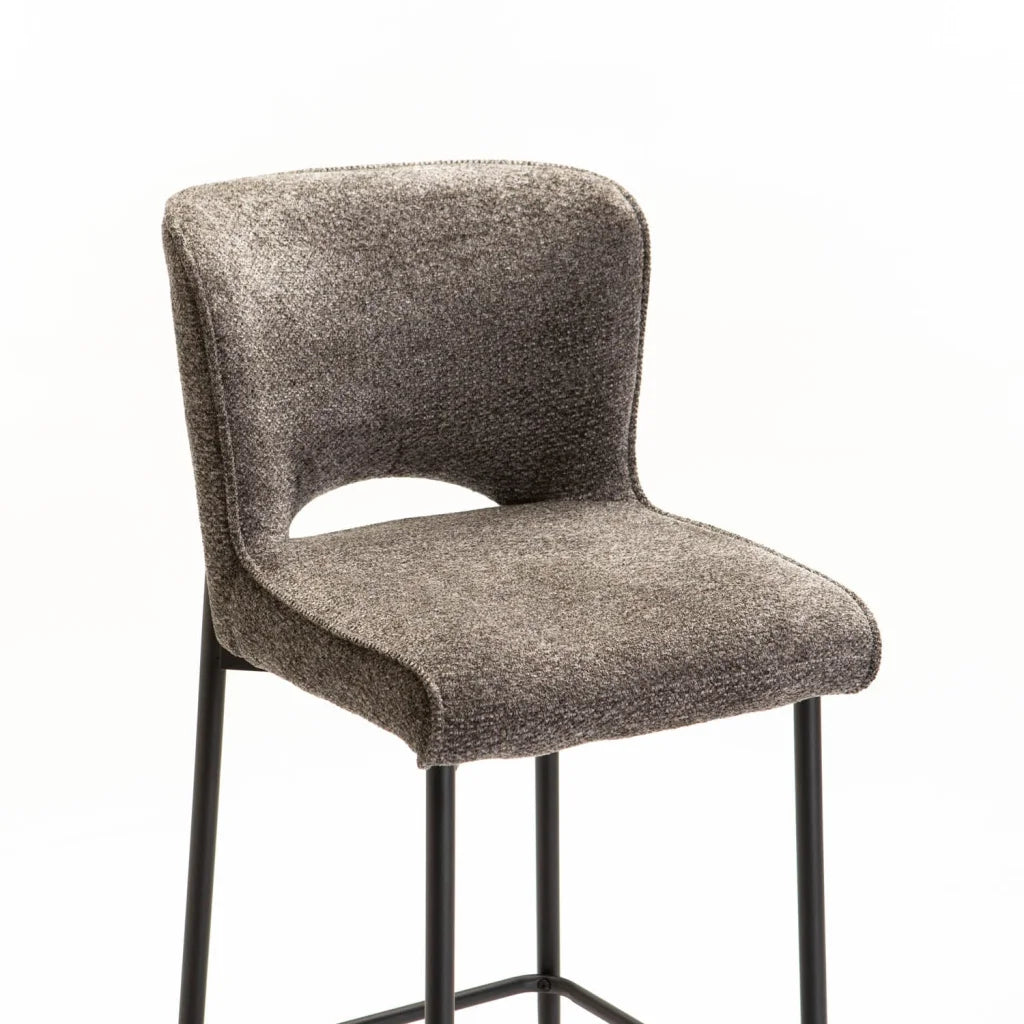 PAVIA FABRIC KITCHEN STOOL