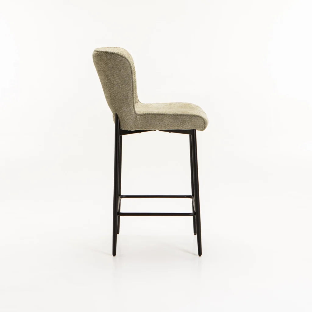 PAVIA FABRIC KITCHEN STOOL