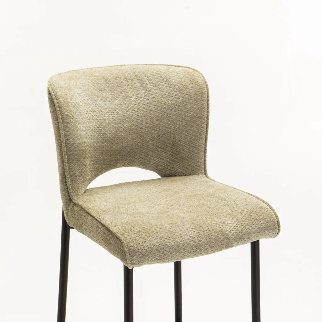 PAVIA FABRIC KITCHEN STOOL