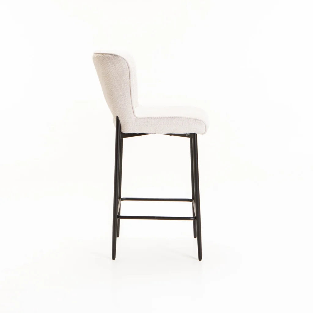 PAVIA FABRIC KITCHEN STOOL