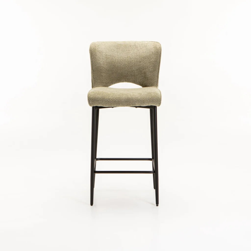 PAVIA FABRIC KITCHEN STOOL