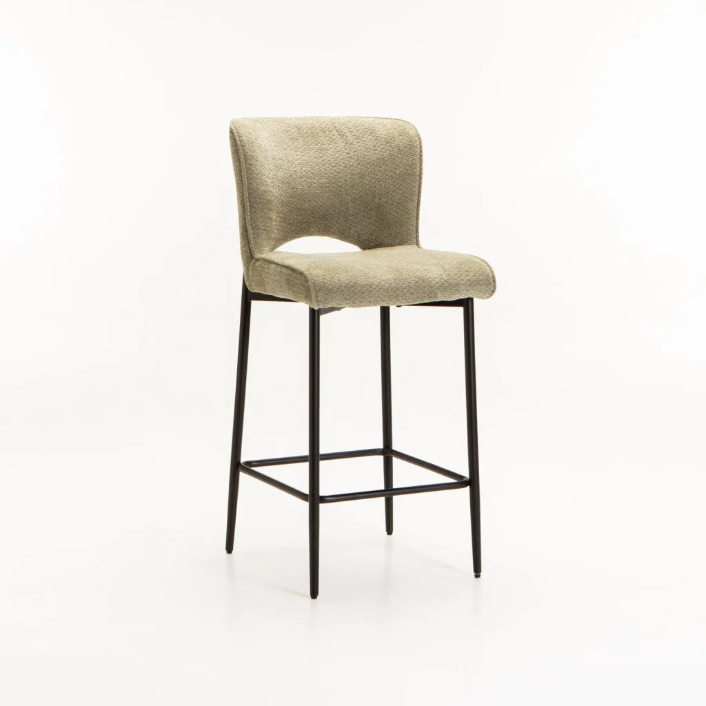 PAVIA FABRIC KITCHEN STOOL