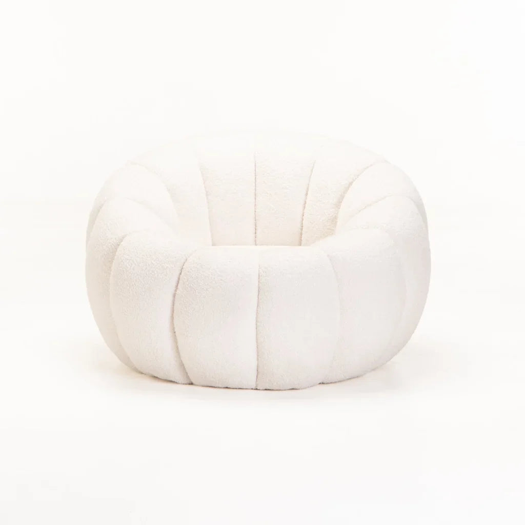 PEARL FLEECE FABRIC CHAIR