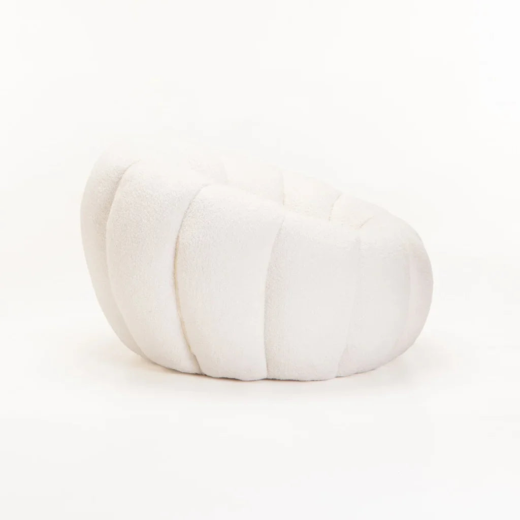 PEARL FLEECE FABRIC CHAIR