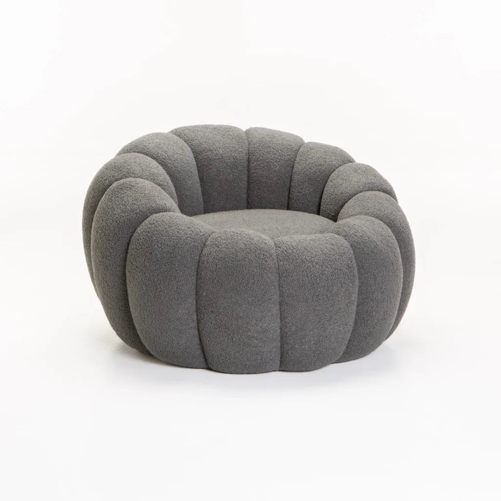 PEARL FLEECE FABRIC CHAIR