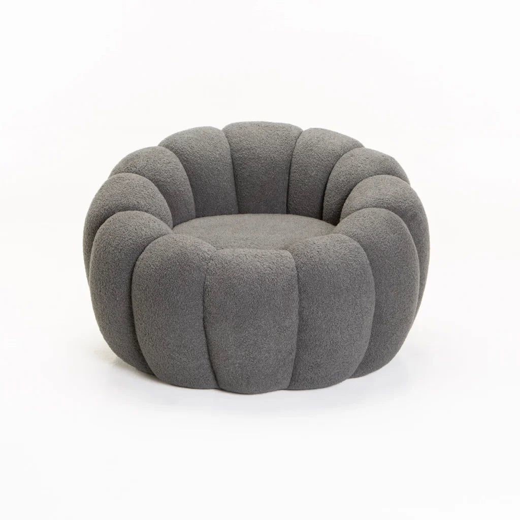 PEARL FLEECE FABRIC CHAIR