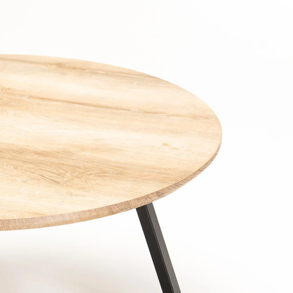 POPPY 80cm ROUND COFFEE TABLE
