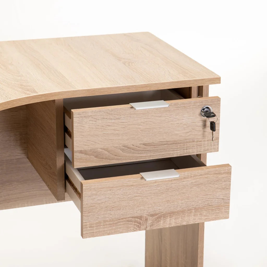 SOHO 120cm 2 DRAWER CORNER DESK