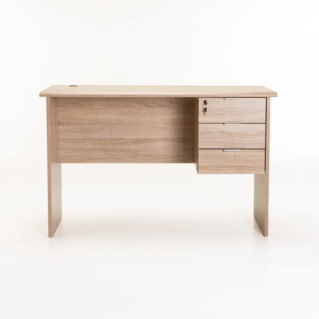 SOHO 120cm DELUXE 3 DRAWER DESK