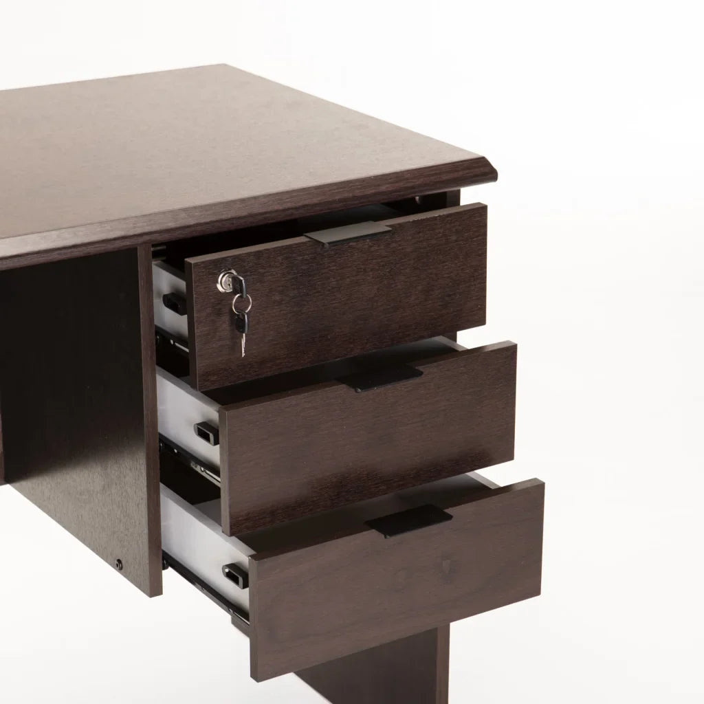 SOHO 120cm DELUXE 3 DRAWER DESK